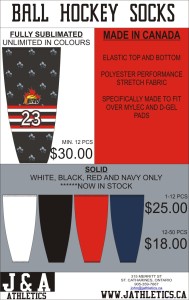 BALL HOCKEY SOCKS SOLID