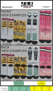 SUBLIMATED SOCKS PRICES